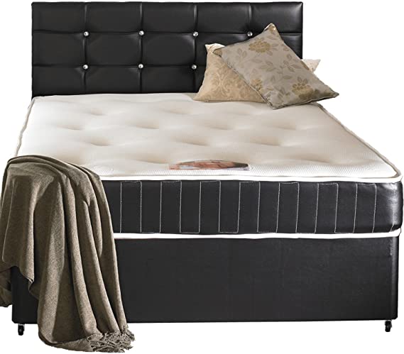 faux leather bed