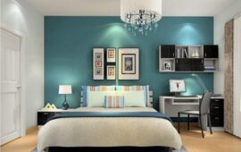 Best Teal accent Wall in Bedroom Ideas