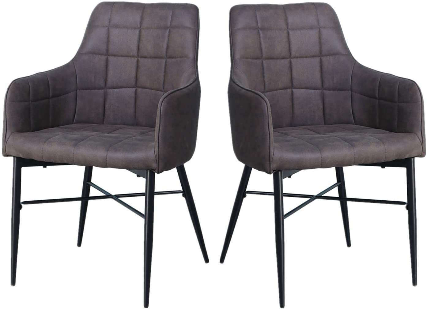faux leather accent chairs