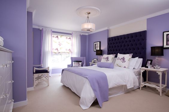 purple wall color combinations