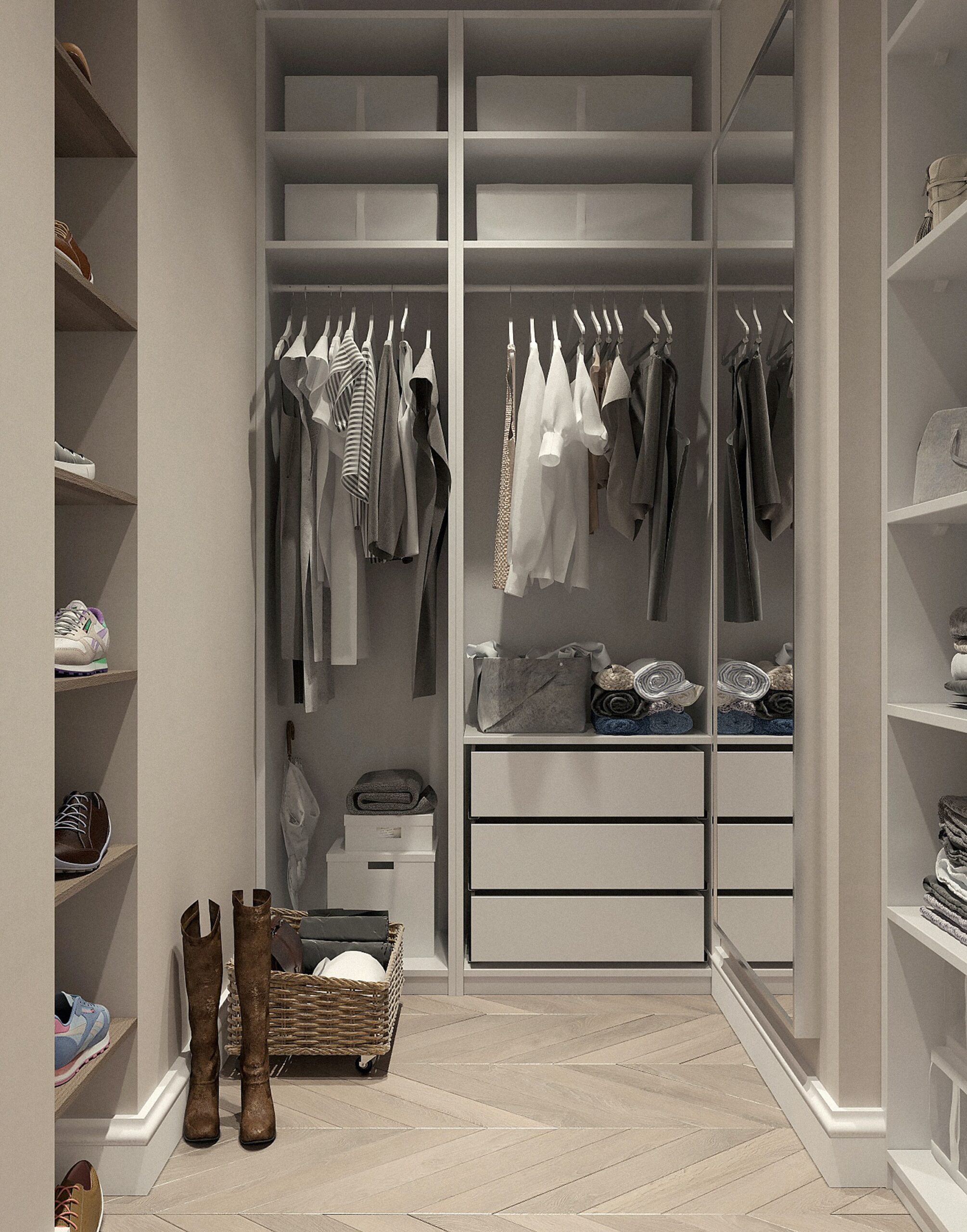 Clothing storage ideas for small bedrooms